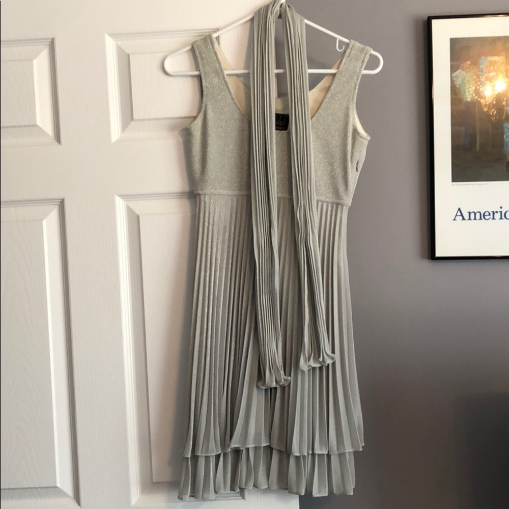 Women’s silver tank dress